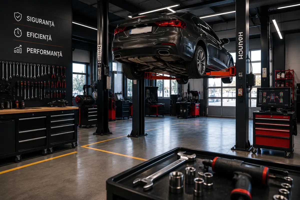 Cum contribuie un elevator auto la eficiența service-ului?